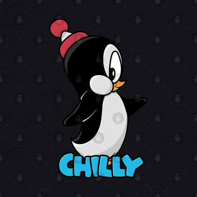 Cartoon Penguin by Randomart